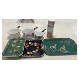 Metal Serving Trays, Pans & Diffuser