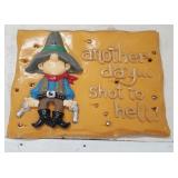 Ceramic 12" Plaque