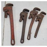 4 Pipe Wrenches