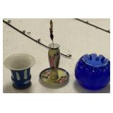 Hat Pin Holder, Rose Bowl, Wedgewood