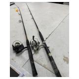 2 Open Face Rod & Reels