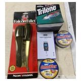 Filet Knife, Scales and Fishing Line
