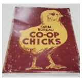 Farm Bureau Metal Chicken Sign