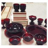 13pcs Avon Cape Cod Glassware