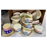 Large Box of Styrofoam Hats