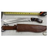 Bowie Knife and Sheath