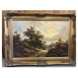 35" x 45ï¿½ Framed Oil On Canvas