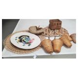 Wall Baskets, Turkey Plate