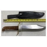 15" Bowie Knife and Sheath
