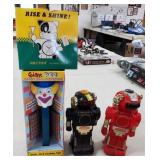 Robots, Giant PEZ and More