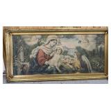 26" x 52ï¿½ Framed Canvas Art