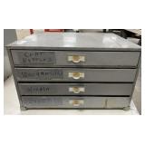 17 1/2" x 22" Metal Button Cabinet