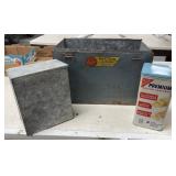 Picnic Chest and Cracker Tin