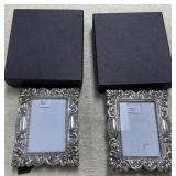 2- Sterling Photo Frames