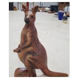 15" Cast Iron Kangaroo Door Stop
