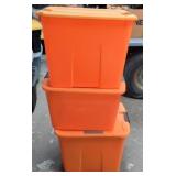 3 Storage Totes w/ Lids