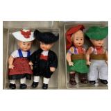 4 - 3" German Dolls