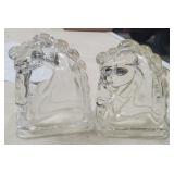 2 - 6" Glass Stead Bookends