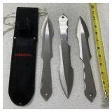 Hibben Throwing Knife Set