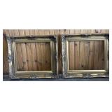2 Ornate Wood Frames