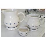 3 pcs of Longaberger Pottery