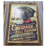 Bull Durham Barn Board Framed Picture