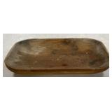 12 1/2" x 21" Wood Bowl