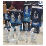 Avon Porcelain  Nativity Statues