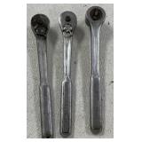 3 Craftsman 1/2" Drive Ratchets