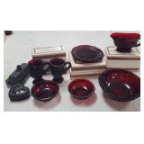 10pcs Avon Cape Cod Glassware