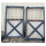 2- 48" x 82" Horse Stall Front Doors