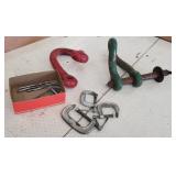 Clevises, Small C-Clamps, Drill Bits