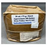 500ct .308 Cal 175 gr Match Bullets