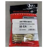 50ct New Winchester .300 Win Mag Brass