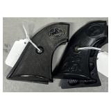 2 - Sets Colt Checkered Black Plastic Grips