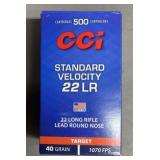 500 rnds CCI .22LR Target Ammo
