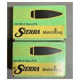 200 Sierra MatchKing .308 Cal 168 gr HPBT Bullets