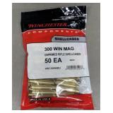 50ct New Winchester .300 Win Mag Brass
