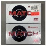 40 rnds Hornady Match 6.5 Creedmoor Ammo