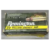 500 rnd Brick Remington Yellow Jacket .22LR Ammo