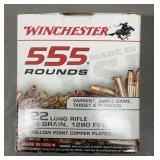 555 rnds Winchester .22LR HP Ammo