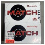 40 rnds Hornady Match 6.5 Creedmoor Ammo