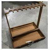 Collaspible 18 Hole Floor Model Gun Rack