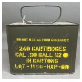 240 rnd Spam Can US Military .30 M2 Ball Ammo