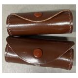 Unknown Lenses w/ Leather Cases