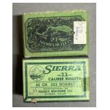 Approx 150ct Sierra .22 Hornet 45 gr Bullets