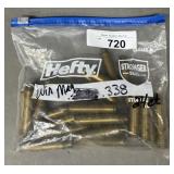24ct Once Fired .338 Win Mag Brass