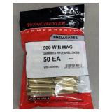 50ct New Winchester .300 Win Mag Brass