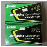 40 rnds Sierra Matchking .308 Win HP Ammo