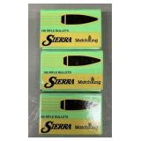 300 Sierra MatchKing .308 Cal 168 gr HPBT Bullets